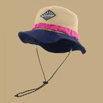 Bucket chapéu multicolorido bege