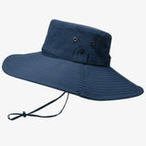 Bucket chapéu oversized azul