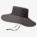 Bucket chapéu oversized castanho