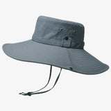 Bucket chapéu oversized cinzento