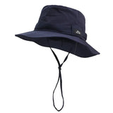 Bucket chapéu simples azul escuro