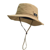 Bucket chapéu simples castanho