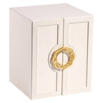 Caixa de joias elegante branco