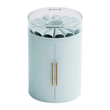 Caixa de joias gira azul