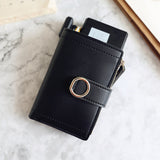Carteira de estilo feminino preto