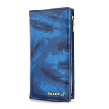 Carteira feminina de moda azul