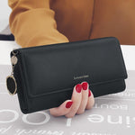 Carteira féminina elegante preto