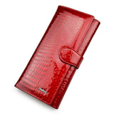 Carteira rectangular vermelho