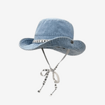 Chapéu bucket azul