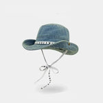 Chapéu bucket azul azul