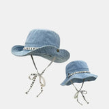 Chapéu bucket azul