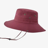 Chapéu bucket com cordão ajustável vermelho