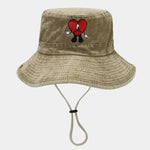 Chapéu bucket coração