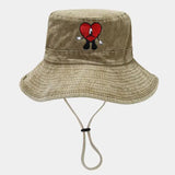 Chapéu bucket coração