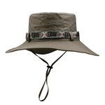 Chapéu bucket de caminhada castanho escuro