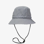 Chapéu bucket de nylon cinzento