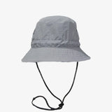 Chapéu bucket de nylon cinzento