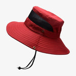 Chapéu bucket de verão vermelho