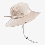 Chapéu bucket de viagem bege