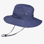 Chapéu bucket elegante azul escuro
