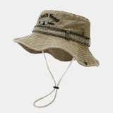 Chapéu bucket estilo americano camelo