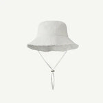 Chapéu bucket estilo desgastado branco