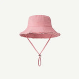 Chapéu bucket estilo desgastado rosa