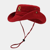 Chapéu bucket feminino vermelho