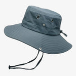 Chapéu bucket masculino azul de éter de petróleo