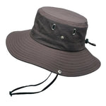 Chapéu bucket masculino castanho escuro
