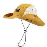 Chapéu bucket para a festa amarelo