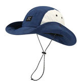 Chapéu bucket para a festa azul