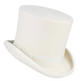 Chapéu cartola branco