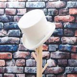 Chapéu cartola branco