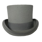 Chapéu cartola simples verde/cinzento / s (54-55cm)