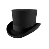 Chapéu cartola vintage preto / s (54-55cm)