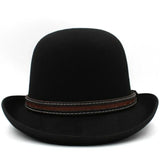 Chapéu coco antigo preto
