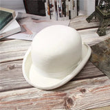 Chapéu coco branco
