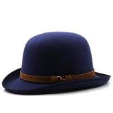 Chapéu coco moderno azul escuro