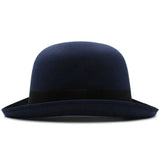 Chapéu coco vintage azul escuro