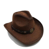 Chapéu cowboy antigo castanho