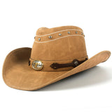Chapéu cowboy de couro