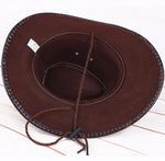 Chapéu cowboy de couro vegetal