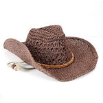 Chapéu cowboy leve castanho