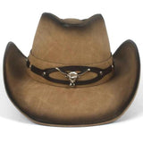 Chapéu de cowboy em couro título por defeito
