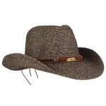 Chapéu de cowboy estampado cinzento