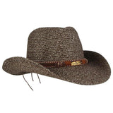 Chapéu de cowboy estampado cinzento