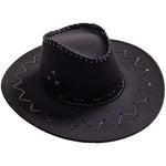 Chapéu de cowboy infantil preto
