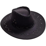 Chapéu de cowboy infantil preto
