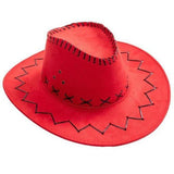 Chapéu de cowboy infantil vermelho